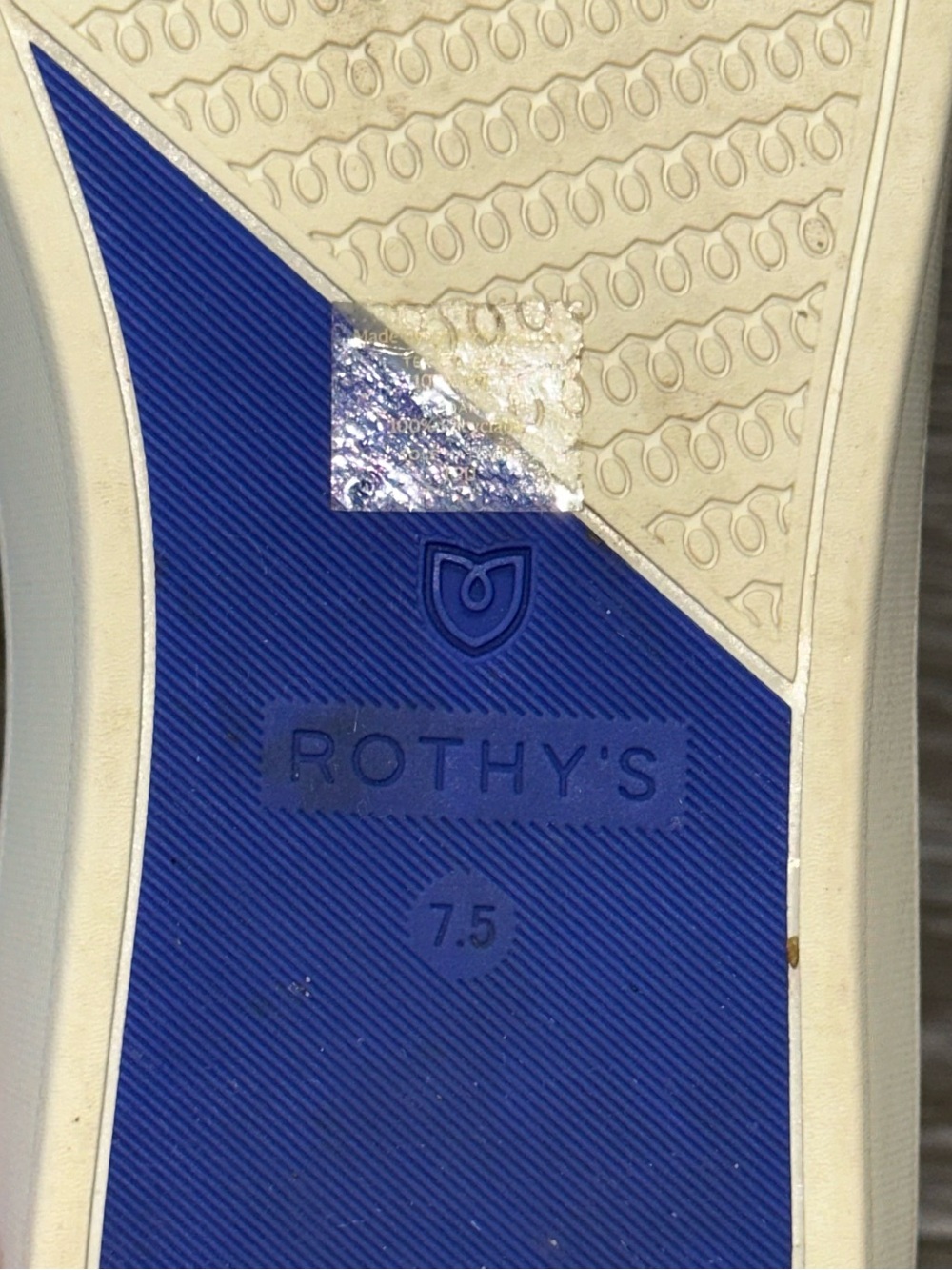 Rothy's The Original Desert Cat Womens 7.5 Sneaker Slip On Leopard Print Comfort - Picture 10 of 10